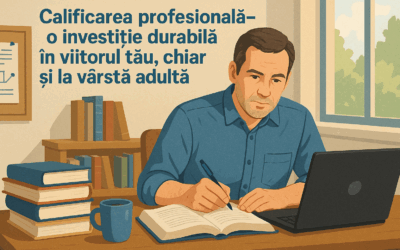 Calificarea profesională – o investiție durabilă în viitorul tău, chiar și la vârsta adultă
